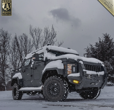 Ford F-600 Alpine Armoring Pitbull Armored Snow