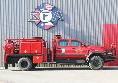 Chevrolet 5500 Steele Fire Apparatus Super Single Ivanhoe Fire Department
