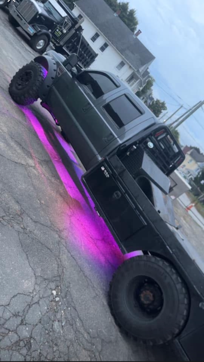 2008 Ford F-550 Black Super Singles Flatbed Service Truck