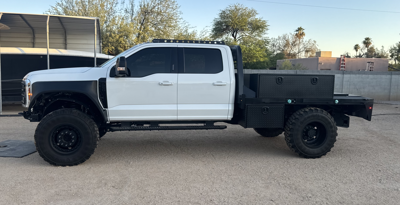 Ford F 550 White Before Arctic Fox Camper