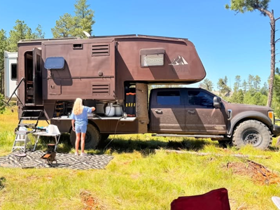 Ford F550 Super Single Conversion 365 Continental Tires Tony Shelton Full Time Traveler