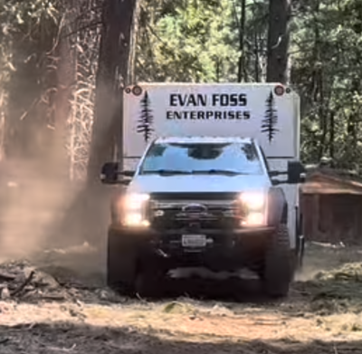 Ford F-550 Forest Service Tree Trimming Land Management Super Singles F550 Bucket Truck