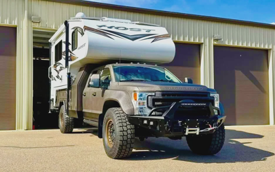 2022 Ford F-550 Gray Host Camper Shop