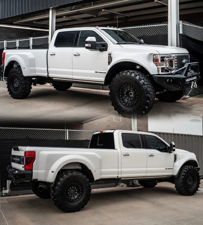 Ford F-450 White King Ranch Pickup Super Singles