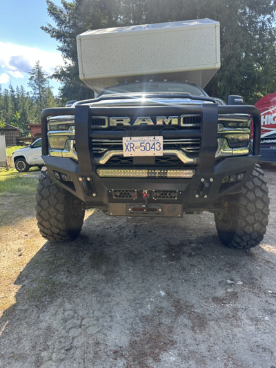 Ram 5500 Super Singles With A Grid Iron Bumper Ram Gen 2 2023 Front View