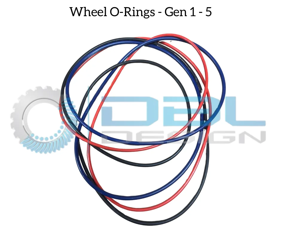 DBL Design wheel O-rings for Gen 1 through Gen 5 wheels