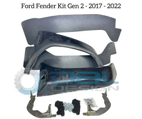 Ford F-450/F-550 Gen 2 fender flare kit, 2017–2022