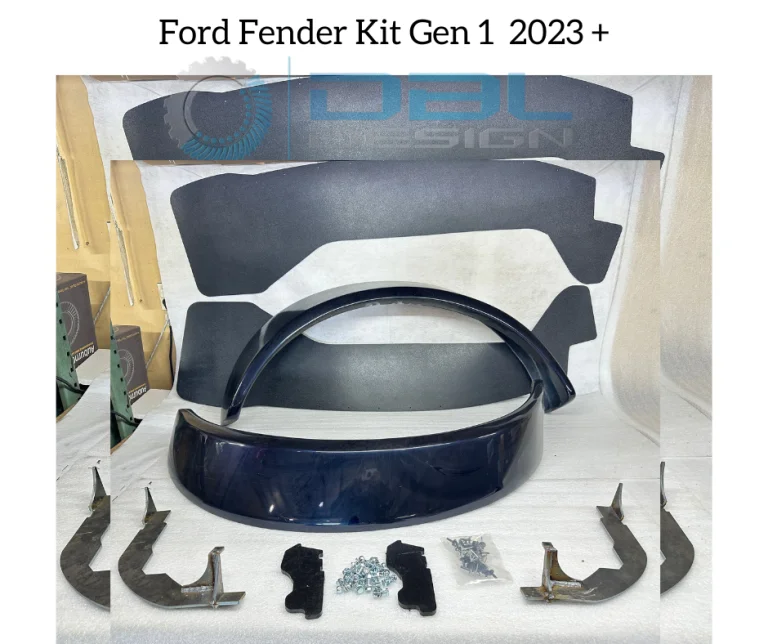 Ford F-450/F-550 Gen 1 fender flare kit, 2023 and newer