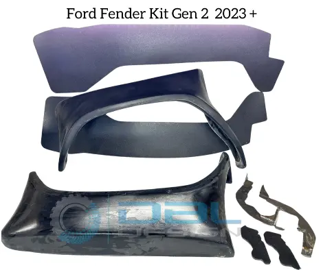 Ford F-450/F-550 Gen 2 fender flare kit, 2023 and newer